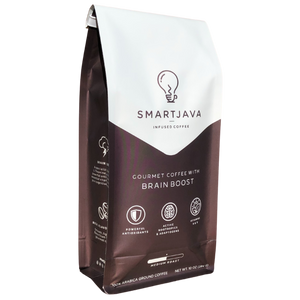 SmartJava coffee bag standing upright