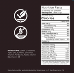 Load image into Gallery viewer, Nutrition label showing healthy vitamins and nootropics for SmartJava
